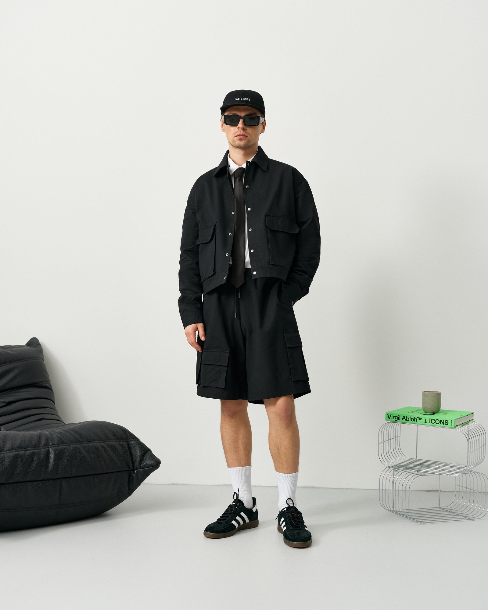 Cargo Black Shorts – whyme.brand