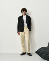 Classic Beige Cotton Trousers