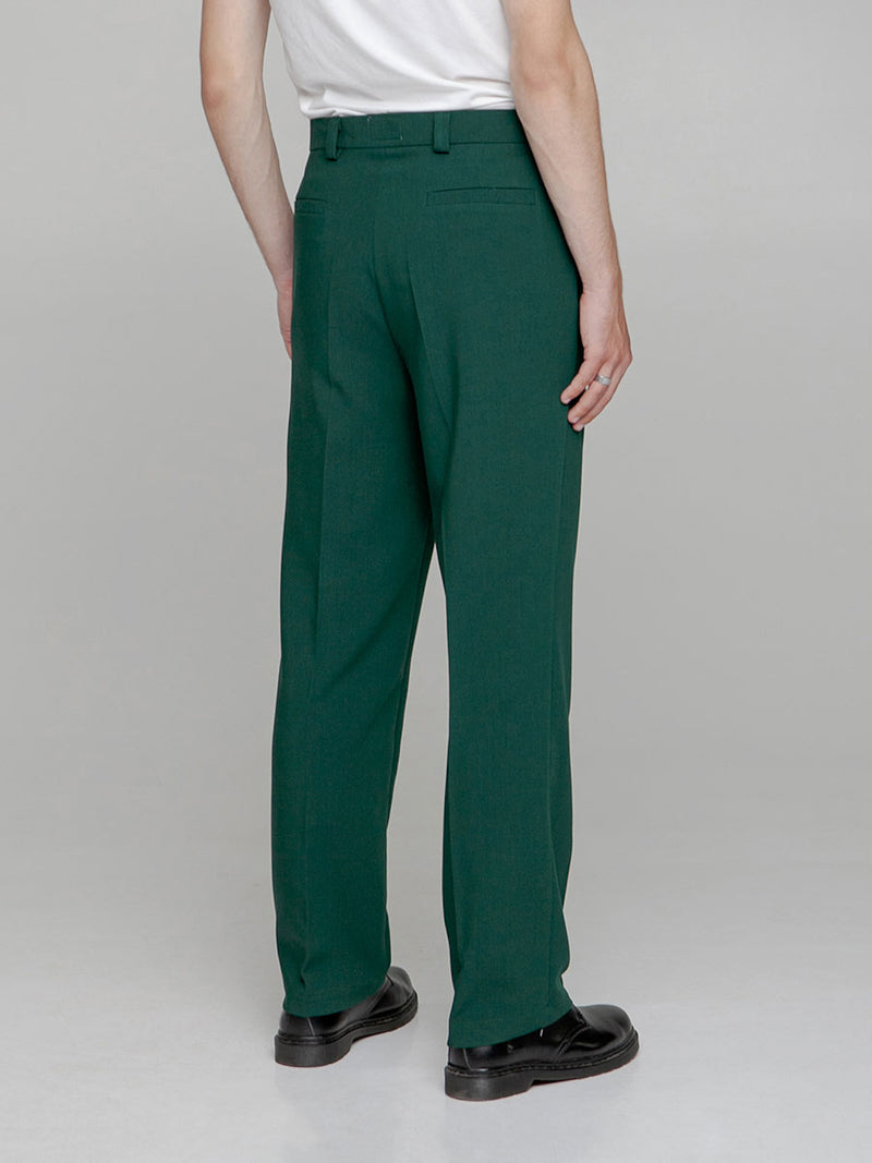Straight Green Trousers