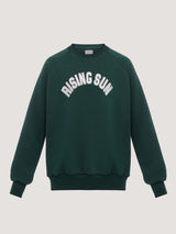 Green Sweatshirt "Rising Sun"
