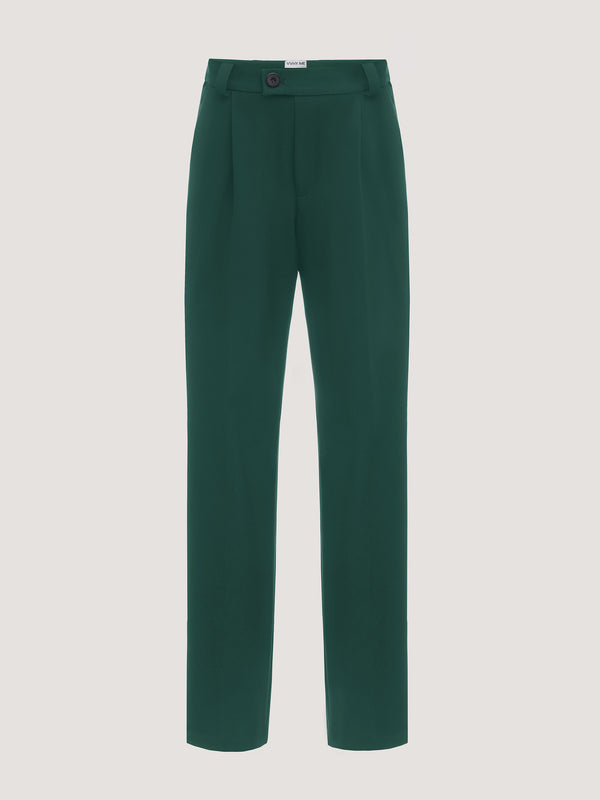 Le Pantalon Vert Classique 