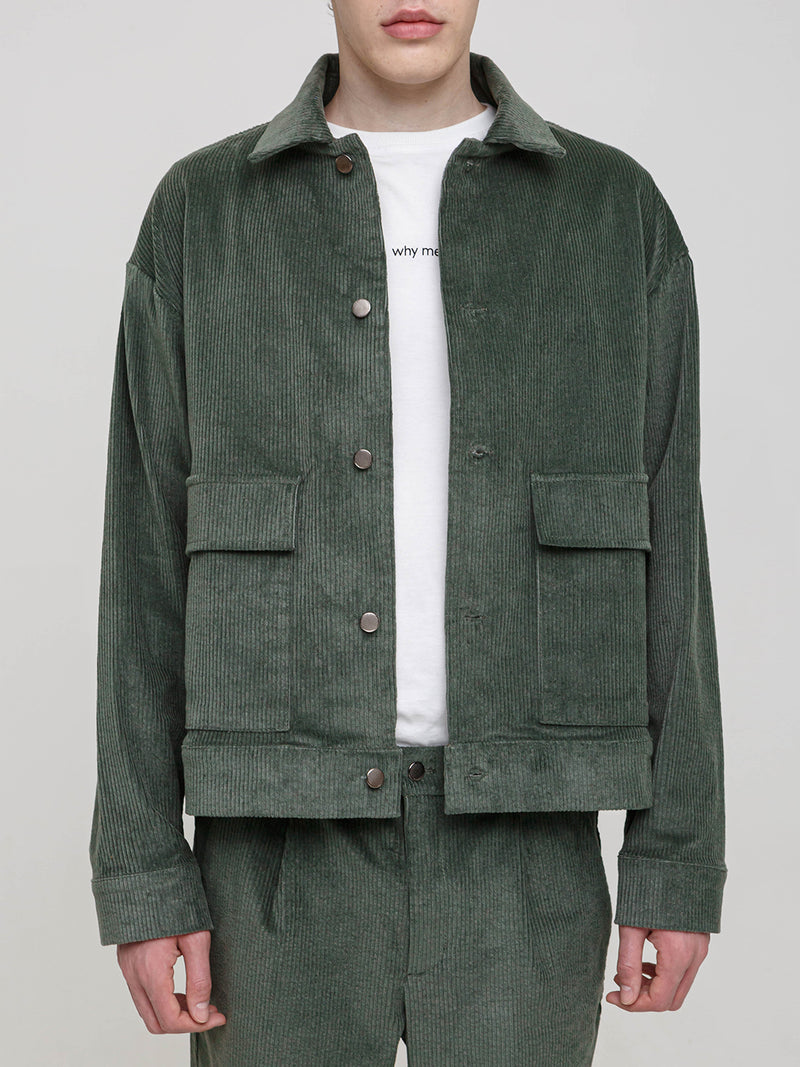 Зелена Вельветова Куртка