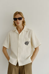 Linen Shirt "Birds"